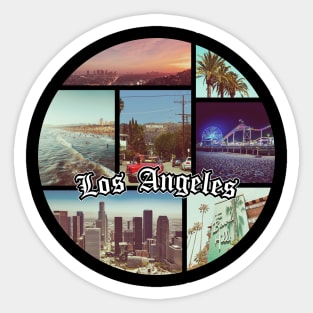Los Angeles California Vintage Sticker